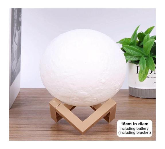 3D moon lamp